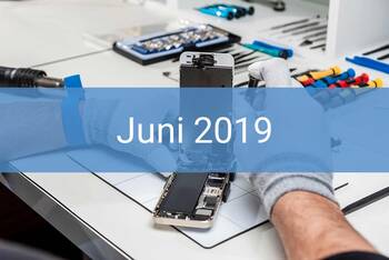 Reparatur-Index für Smartphones Juni 2019