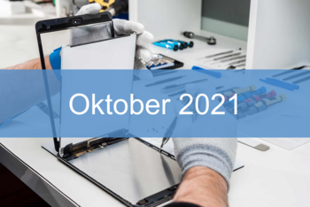 Reparatur-Index für Tablets Oktober 2021