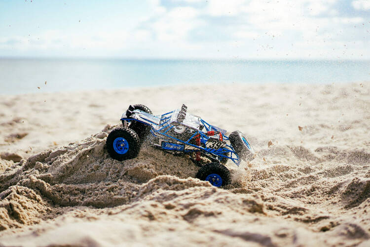 RC-Car auf Sand