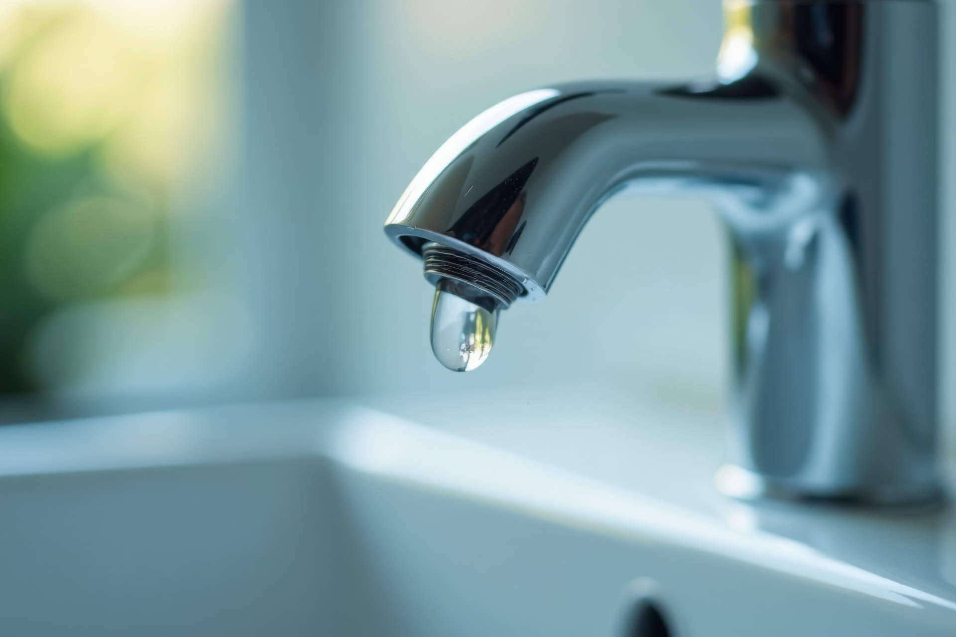 Neuer Wasserhahn Tropft