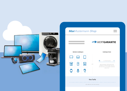 Site Connect Integration auf Laptop und Tablet