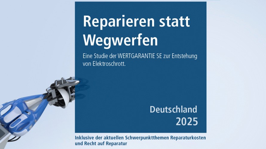 Titelbild der Reparieren statt Wegwerfen Studie