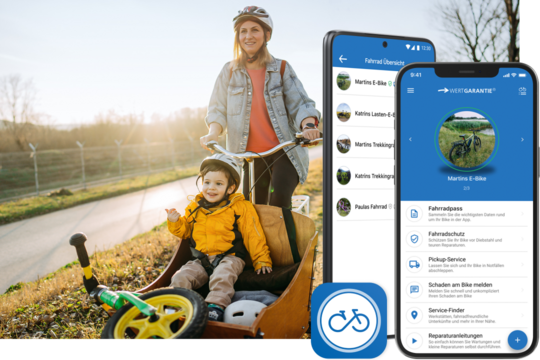 WERTGARANTIE BikeManager App