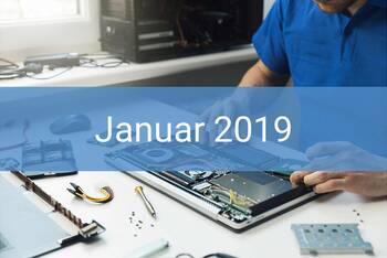 Reparatur-Index für Notebooks Januar 2019