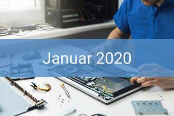 Reparatur-Index für Notebooks Januar 2020