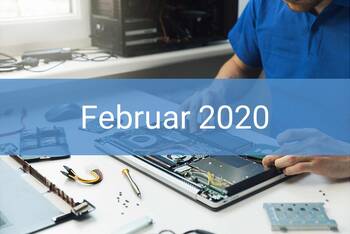 Reparatur-Index für Notebooks Februar 2020