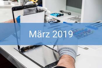 Reparatur-Index für Tablets März 2019