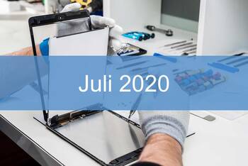 Reparatur-Index für Tablets Juli 2020