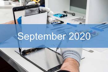 Reparatur-Index für Tablets September 2020