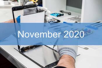 Reparatur-Index für Tablets November 2020