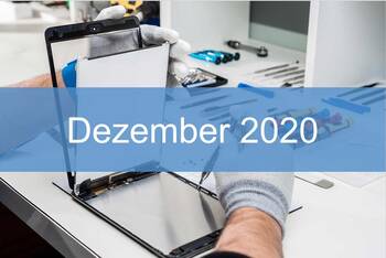 Reparatur-Index für Tablets Dezember 2020