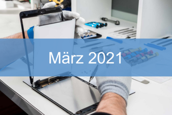 Reparatur-Index für Tablets März 2021
