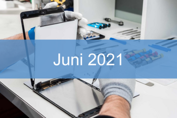 Reparatur-Index für Tablets Juni 2021