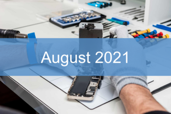 Reparatur-Index für Smartphones August 2021