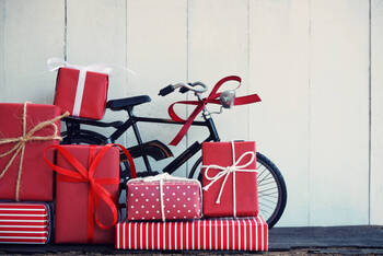 Fahrrad Geschenk zu Weihnachten