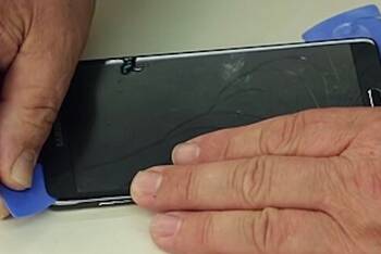 Plektren für die Samsung Galaxy Note 4 Display-Reparatur