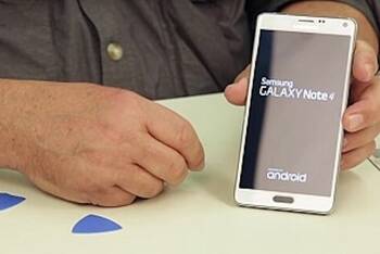 Testen des Samsung Galaxy Note 4 nach dem Displaytausch