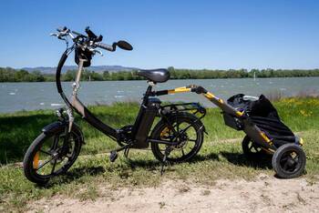 Fahrrad mit Anhänger