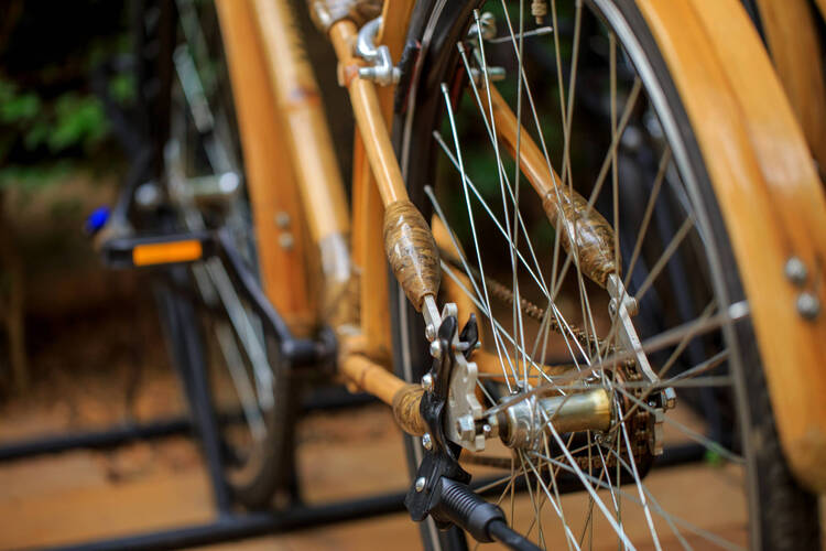 Fahrrad aus Bambus