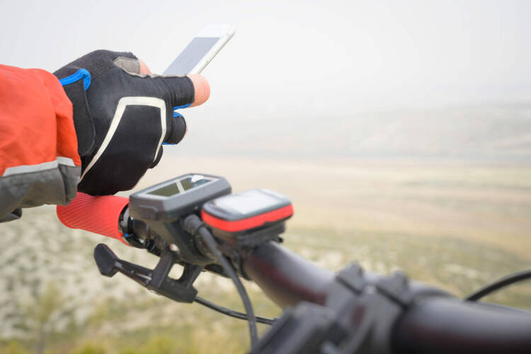 Smartphone kontrolliert E-Bike