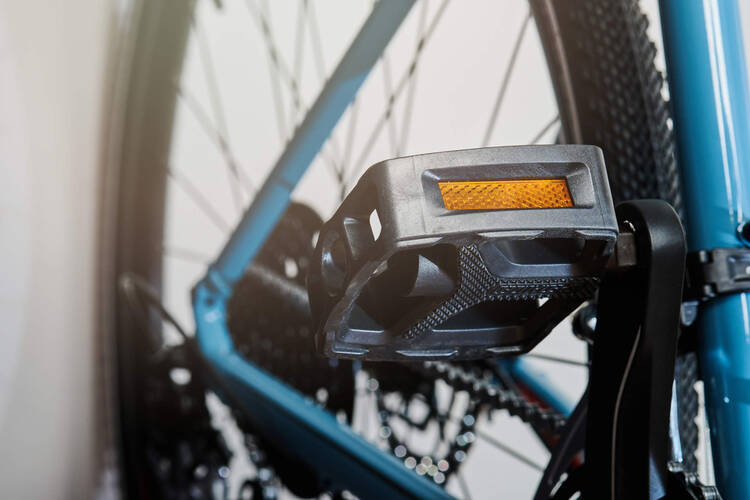 Pedal an einem Fahrrad