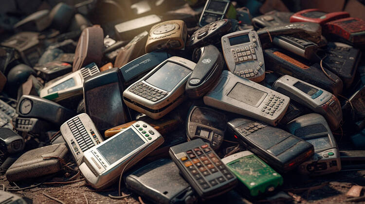 Alte Handys verstauben