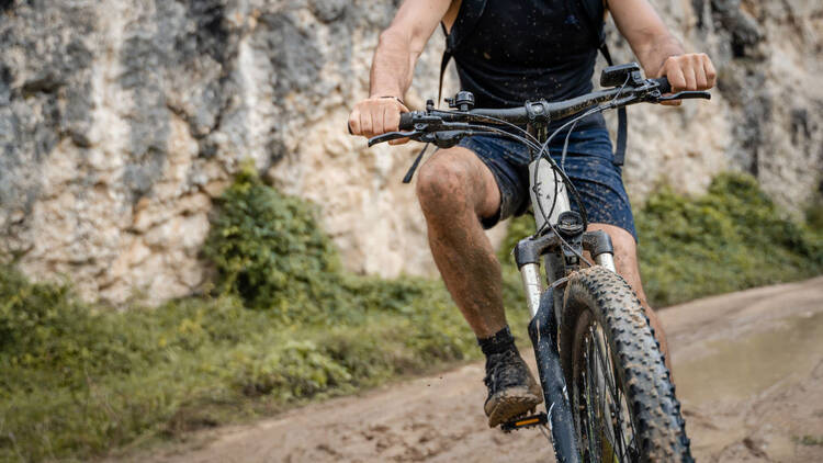 E-Mountainbike in Action