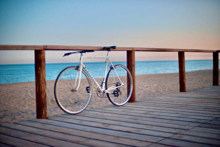 Vintage Bike am Strand