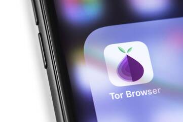 Tor Browser App auf einem Smartphone