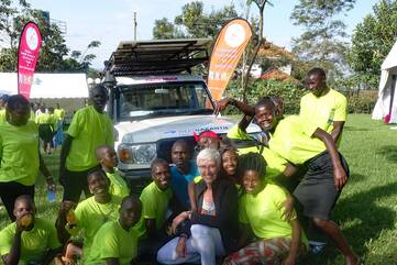 Youth Truck der Deutschen Stiftung Weltbevölkerung in Uganda