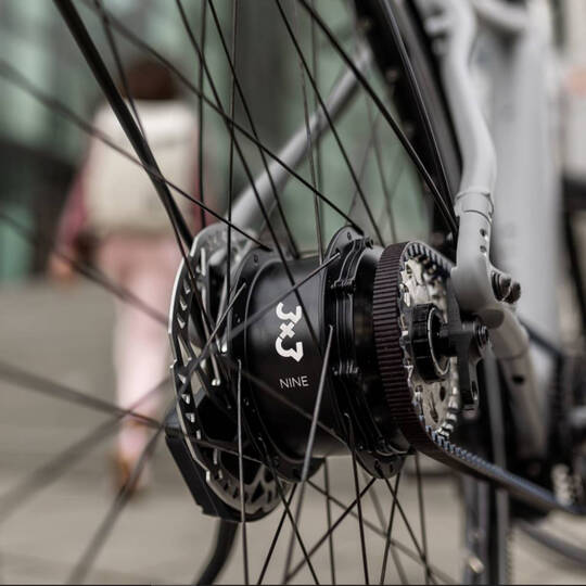 Abbildung von Schaltung am Fahrrad.