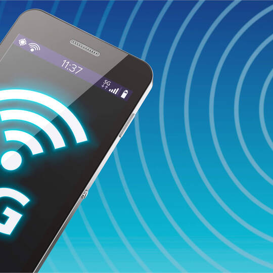 Smartphone mit 5G-Mobilfunk