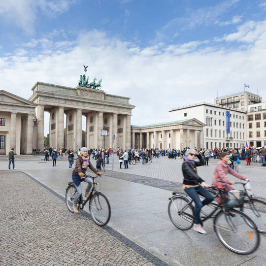 In Berlin mit dem Fahrrad fahren
