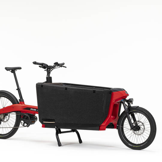 Das Cargo-E-Bike Douze Cycles x La mobilité Toyota