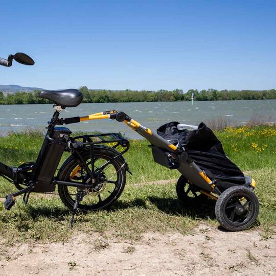 Fahrrad mit Anhänger