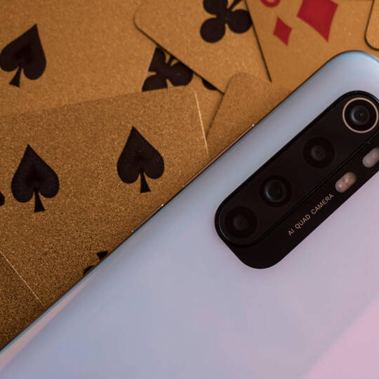 Smartphone Kamera in der Nahaufnahme